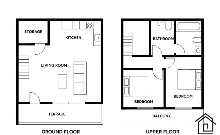 نقشه اولیه ویلا سوئیسی